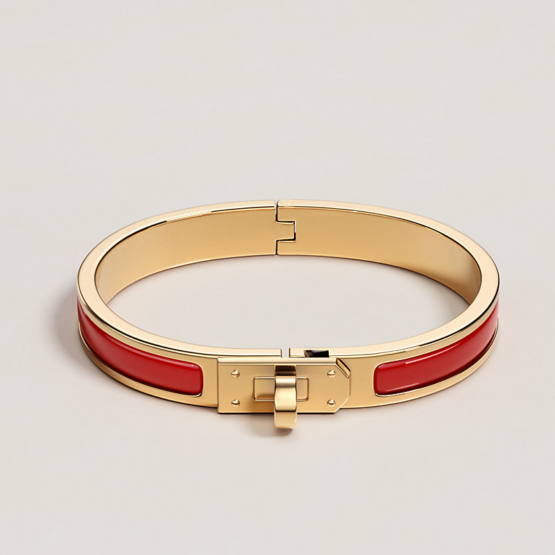 Mini Clic Kelly bracelet - Red | Hermès USA